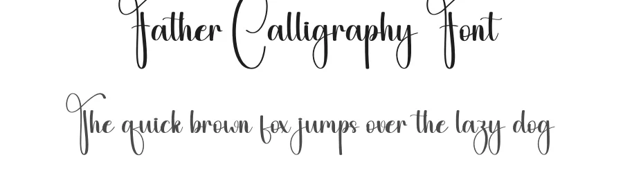 Father Calligraphy Font by andikastudio — Script Handwritten Font
