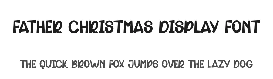 Father Christmas Display Font by andikastudio — Display Font