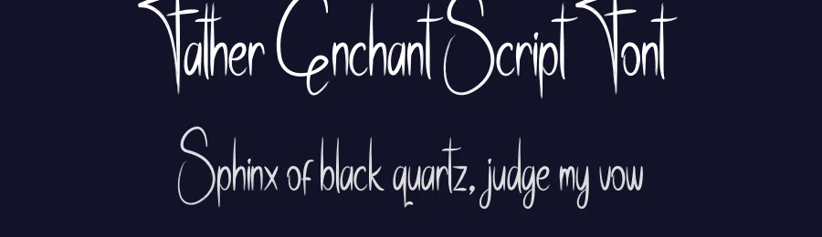 Father Enchant Script Font by creativeletter — Script Handwritten Font — thumbnail 2