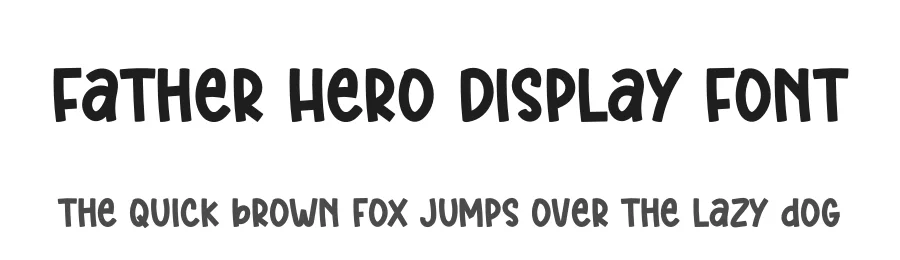 Father Hero Display Font by creativeletter — Display Font