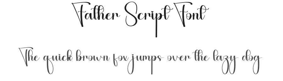 Father Script Font by andikastudio — Script Handwritten Font