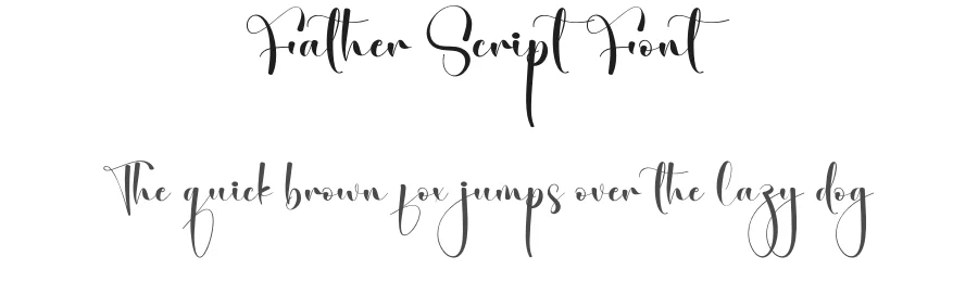 Father Script Font by creativeletter — Script Handwritten Font