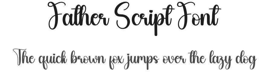 Father Script Font by andikastudio — Script Handwritten Font