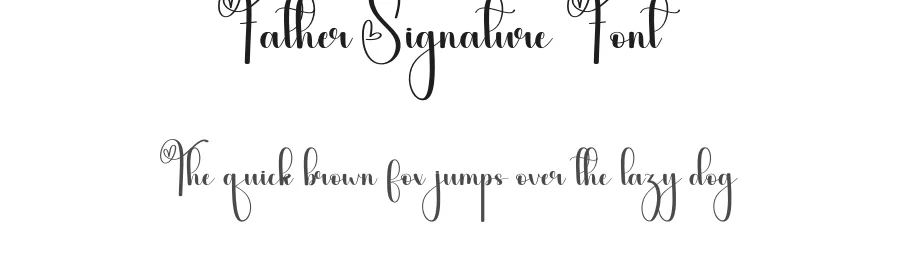 Father Signature Font by andikastudio — Script Handwritten Font