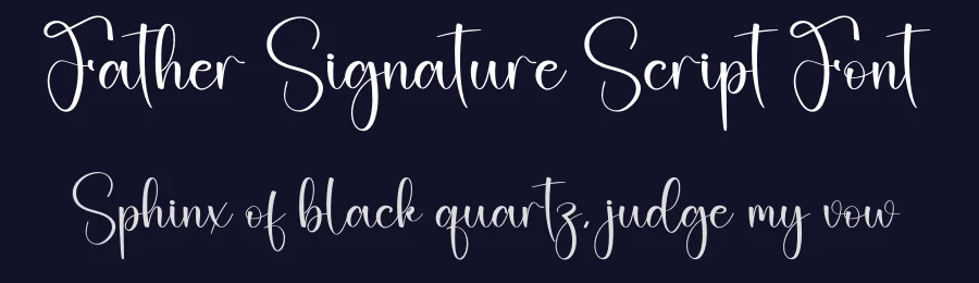 Father Signature Script Font by creativeletter — Script Handwritten Font — thumbnail 2
