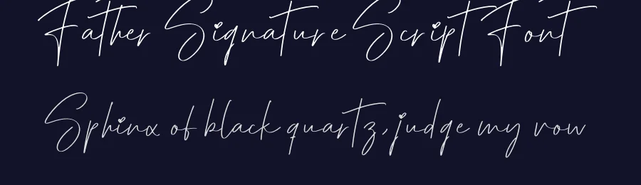Father Signature Script Font by creativeletter — Script Handwritten Font — thumbnail 2