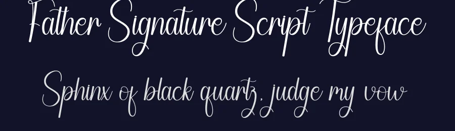 Father Signature Script Typeface by creativeletter — Script Handwritten Font — thumbnail 2