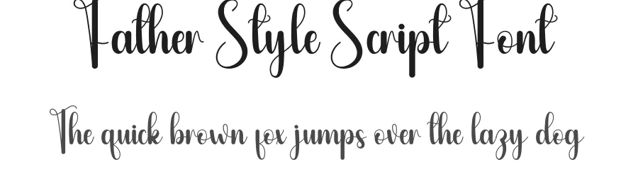 Father Style Script Font by andikastudio — Script Handwritten Font