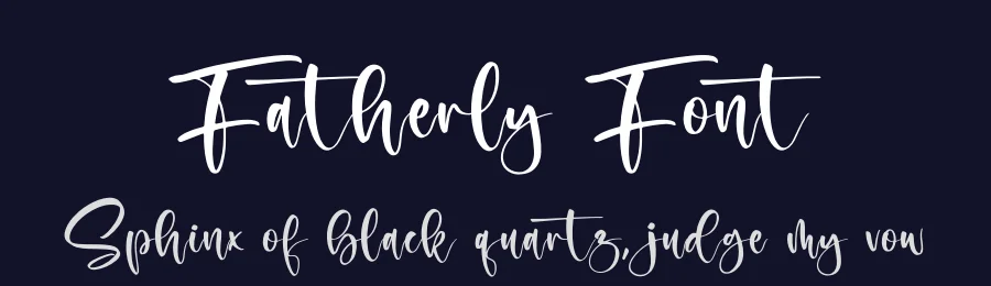 Fatherly Font by letternity — Script Handwritten Font — thumbnail 2