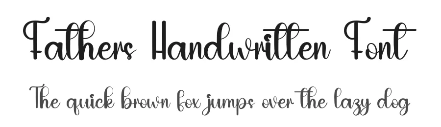 Fathers Handwritten Font by inermediaSTUDIO — Script Handwritten Font