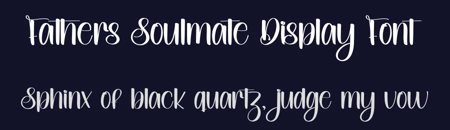 Fathers Soulmate Display Font by inermediaSTUDIO — Display Font — thumbnail 2