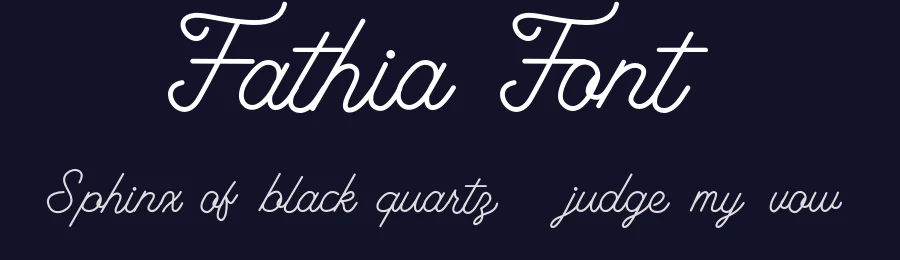 Fathia Font by YUKITA CREATIVE — Decorative Font — thumbnail 2