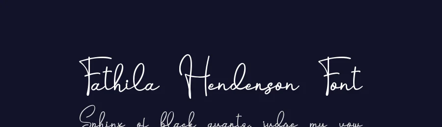 Fathila Henderson Font by SlideShoot — Script Handwritten Font — thumbnail 2