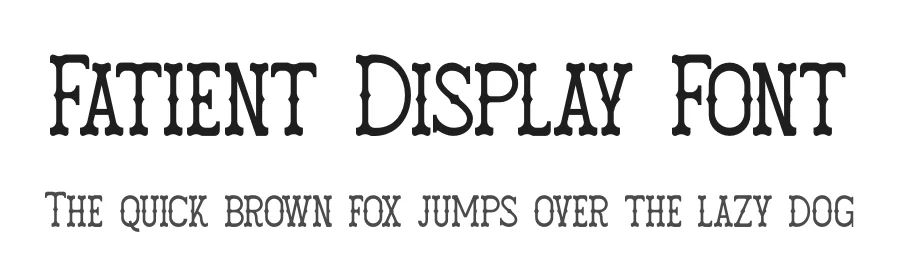 Fatient Display Font by Denustudios — Decorative Font