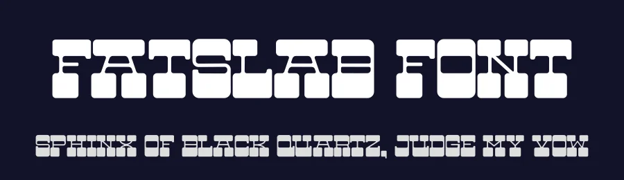 FatSlab Font by AM Designs — Display Font — thumbnail 2