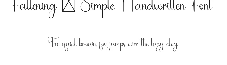 Fattening – Simple Handwritten Font by freshtypeink — Script Handwritten Font
