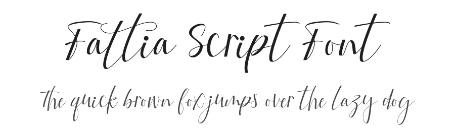 Fattia Script Font by letterenastudios — Script Handwritten Font