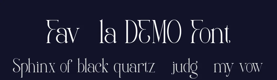 Favela DEMO Font by Fontliner — Display Font — thumbnail 2