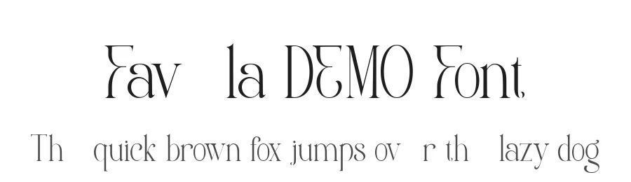 Favela DEMO Font by Fontliner — Display Font