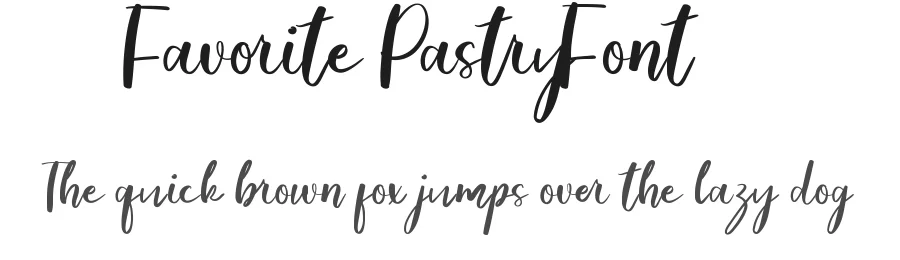Favorite Pastry Font by edricstudio — Script Handwritten Font