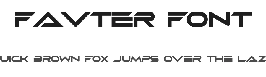 Favter Font by albert_kalingga — Display Font