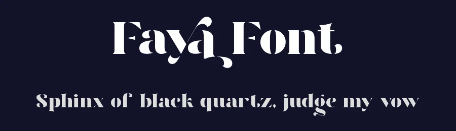 Faya Font by ClevUs — Serif Font — thumbnail 2