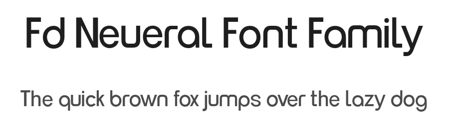 Fd Neueral Font Family by Fortunes Co — Sans Serif Font