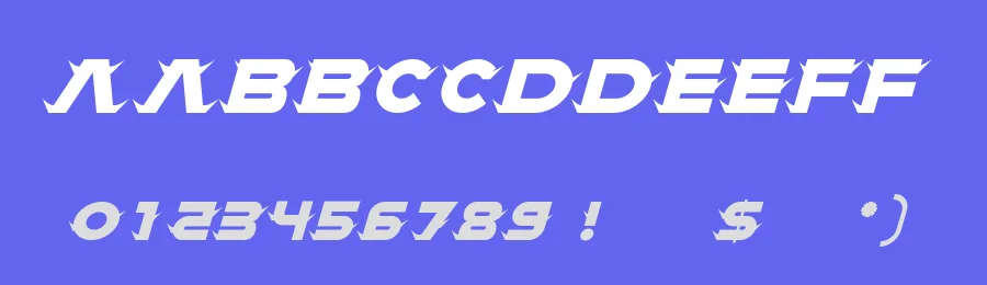 Fear Logo Fires Italic Font by ffeeaarr — Display Font — thumbnail 3