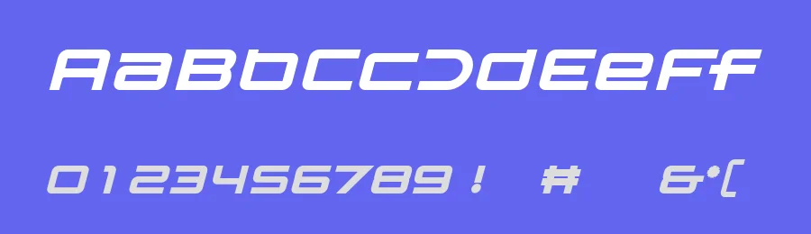Fear Robot Italic Font by ffeeaarr — Display Font — thumbnail 3