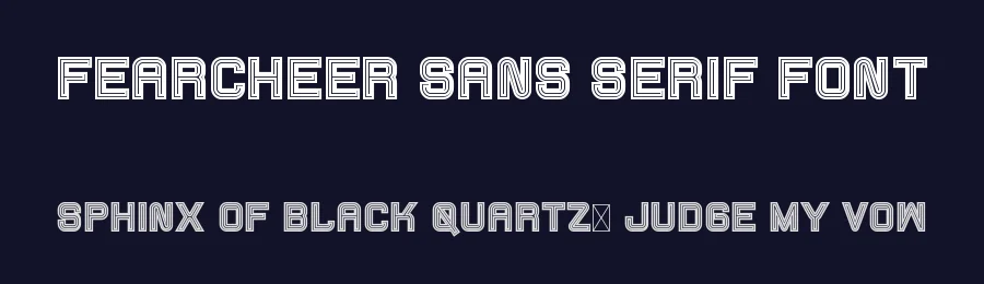Fearcheer Sans Serif Font by nihstudio — Sans Serif Font — thumbnail 2