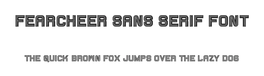 Fearcheer Sans Serif Font by nihstudio — Sans Serif Font