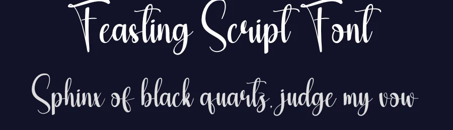 Feasting Script Font by creativeletter — Script Handwritten Font — thumbnail 2