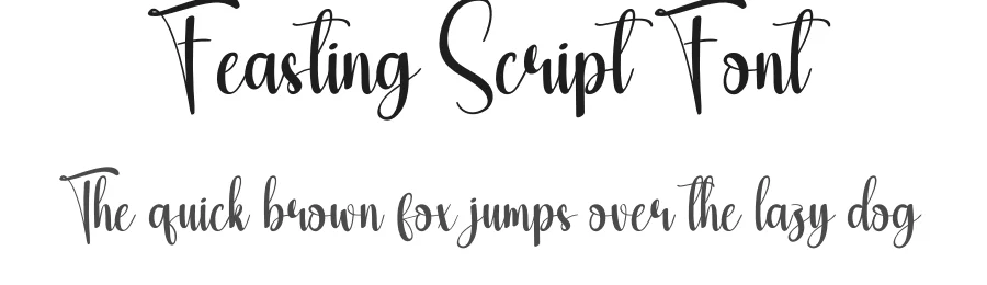Feasting Script Font by creativeletter — Script Handwritten Font