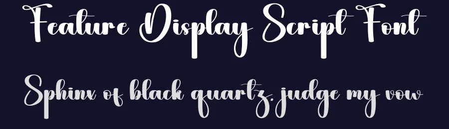 Feature Display Script Font by andikastudio — Display Font — thumbnail 2