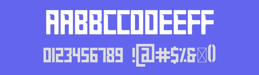 Featuristic techno Font by Maiko Hatta — Display Font — thumbnail 3