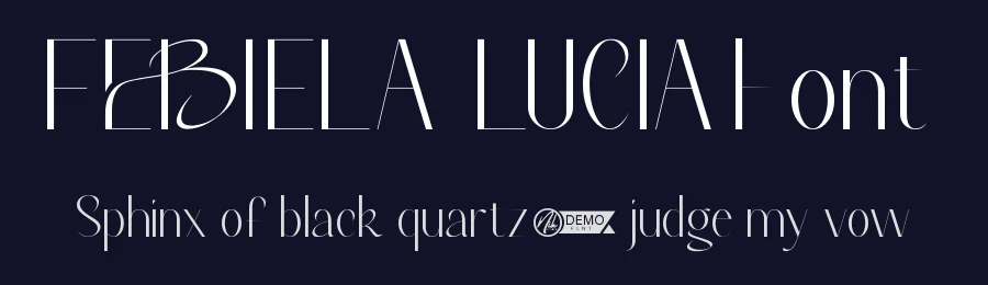 Febiela Lucia Font by nihstudio — Display Font — thumbnail 2