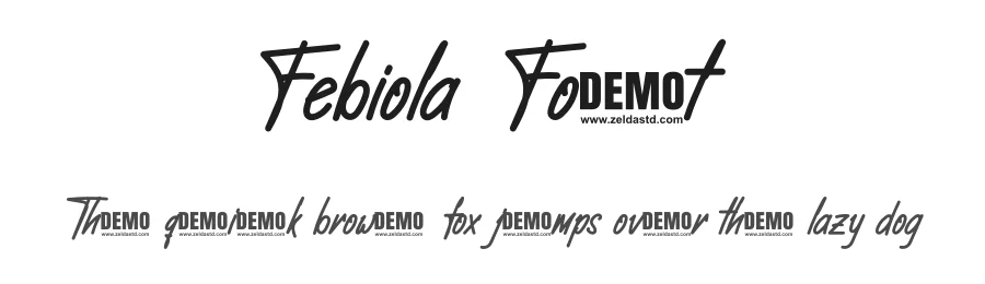 Febiola Font by didiksaputra — Script Handwritten Font