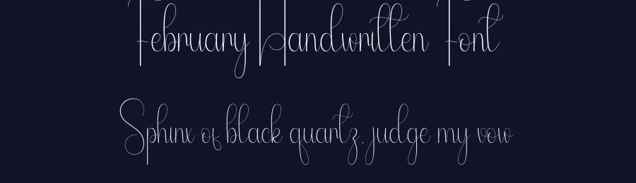 February Handwritten Font by andikastudio — Script Handwritten Font — thumbnail 2