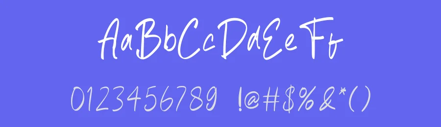 February Notes Font by rvandtype — Script Handwritten Font — thumbnail 3