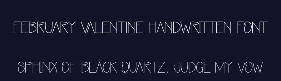 February Valentine Handwritten Font by creativeletter — Script Handwritten Font — thumbnail 2