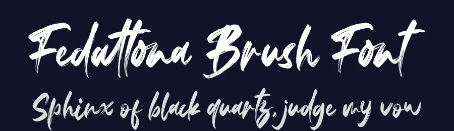 Fedattona Brush Font by letterenastudios — Script Handwritten Font — thumbnail 2