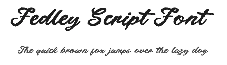 Fedley Script Font by MaikoHatta — Script Handwritten Font
