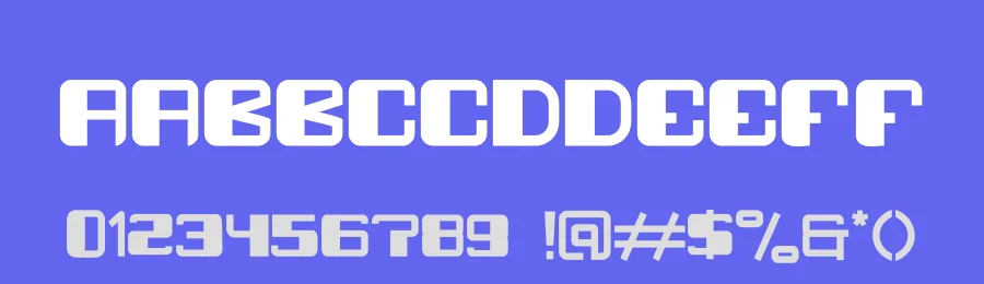 Fedrec Font by hayoyuka8 — Display Font — thumbnail 3