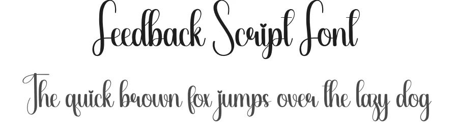 Feedback Script Font by andikastudio — Script Handwritten Font