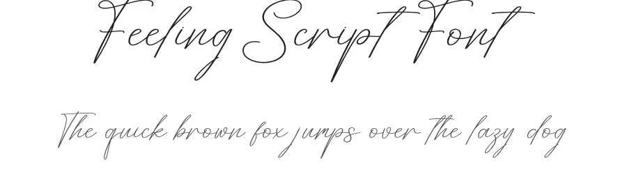 Feeling Script Font by creativeletter — Script Handwritten Font