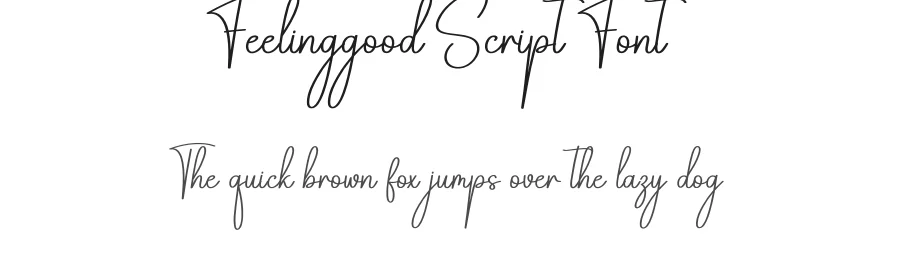 Feelinggood Script Font by creativeletter — Script Handwritten Font