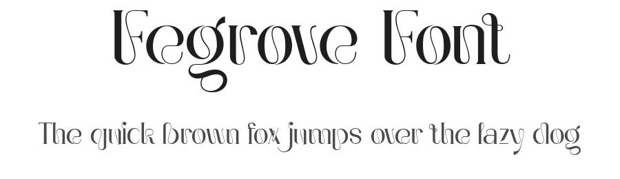 Fegrove Font by glyphminds.studios — Serif Font