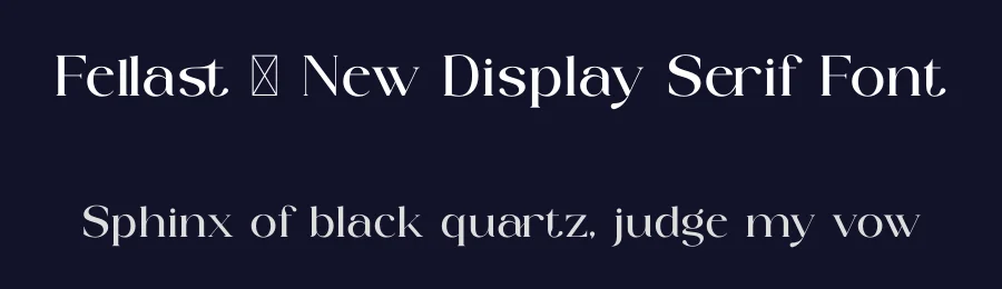 Fellast – New Display Serif Font by SURATMI — Decorative Font — thumbnail 2