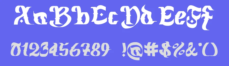 Fellaud – Vintage Blackletter Font by Dhabee — Blackletter Font — thumbnail 3