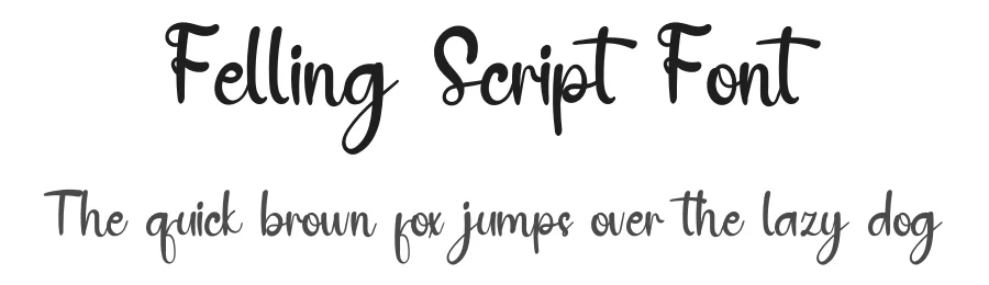 Felling Script Font by inermediaSTUDIO — Script Handwritten Font